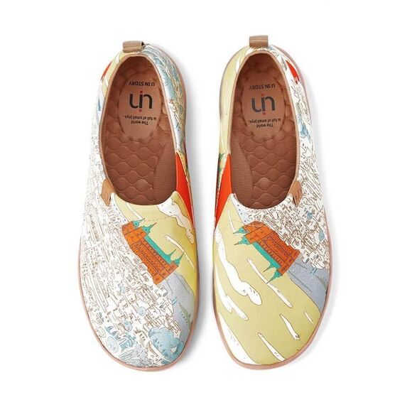 UIN Men's Walking Shoes Slip On Loafers (PORT OF ME Toledo) - Picture 1 of 9